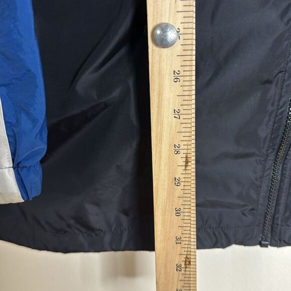 Vtg Nike 90s windbreaker zip up track jacket with back swoosh hit lockets size L - Picture 9 of 12